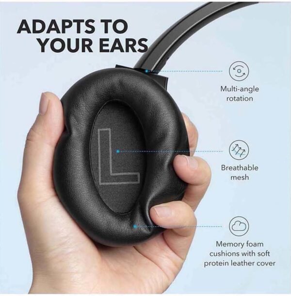 Soundcore Anker Life Q20 Hybrid Active Noise Cancelling Headphones - Image 3
